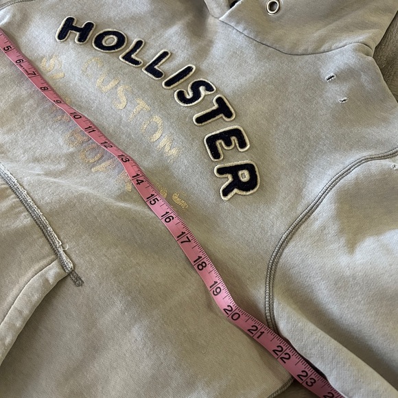 GUC vintage Hollister Custom Surfboards size L LGray Hoodie. Perfectly broken in - Picture 10 of 11